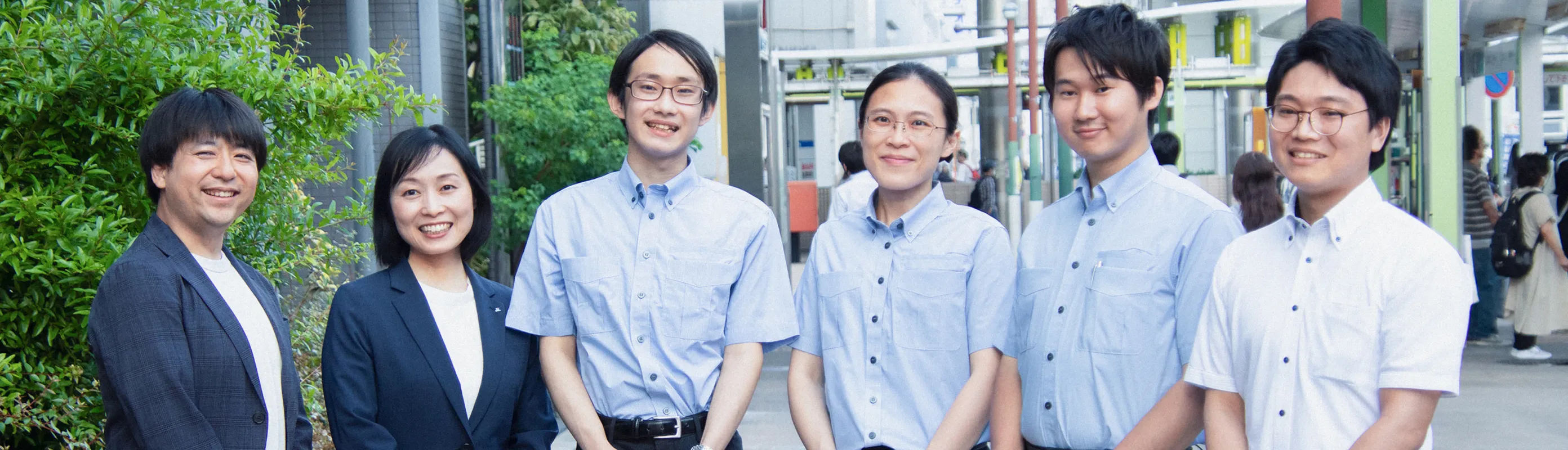 座談会に参加した社員の写真